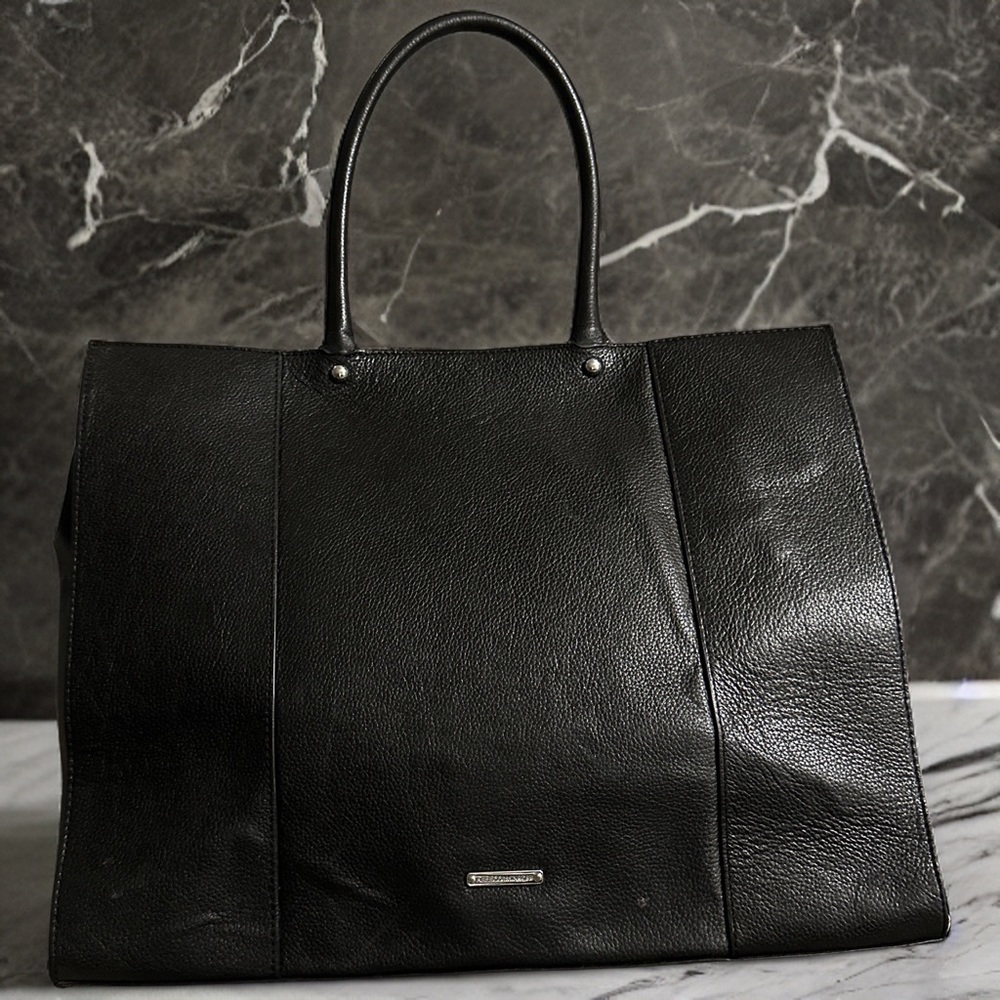 Rebecca Minkoff Large MAB Saffiano Leather Shoulder Purse Tote Bag - Picture 6 of 16